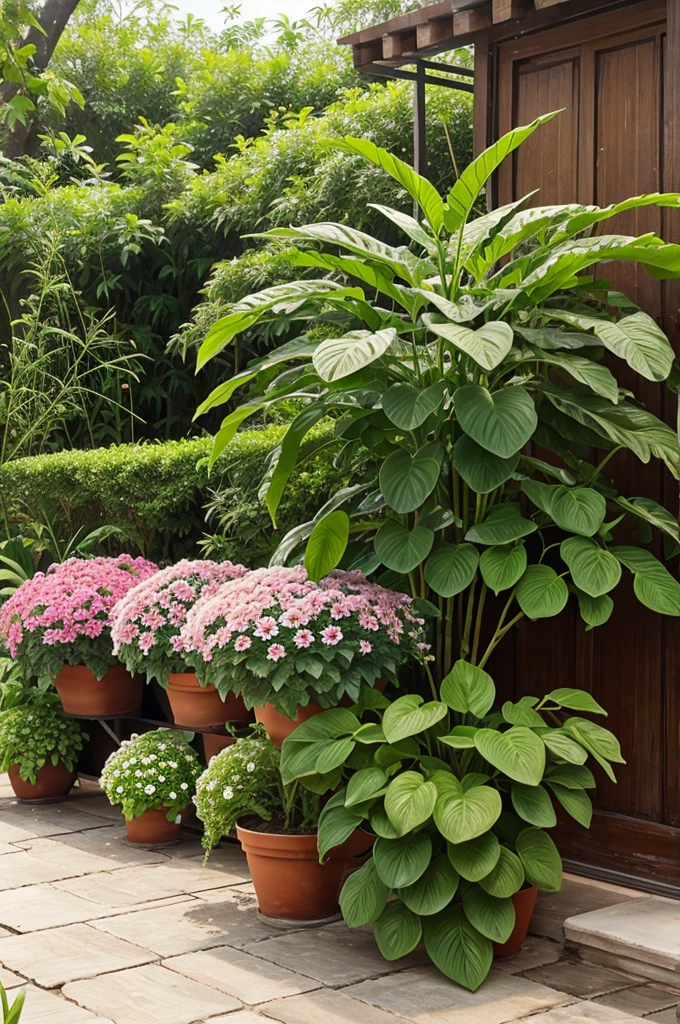 Generate the flowering plant for home garden in North India