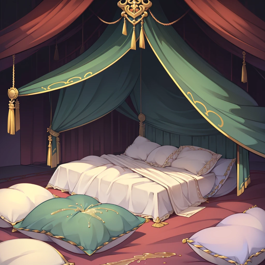 （masterpiece，best quality），my own, The Beast, , (适合任何Pillow背景的光影））, 穿着pajamas可爱男孩在Pillow上摆姿势 ，pajamas，,（很多Pillow），Soft cushion，，，（Pillow损坏），很多Pillow，（Crotch rubbing），（（Pillow驼峰）），（Pillow），（A tail），，（充满细节的Pillow），（Love around the protagonist），Steam，，（Pillow），（palace），（Palace bedroom），（Pillow），柔软的Pillow，，（Classical European style bedroom ），（excited，shy person，Lack of expressiveness，），，pillow humping,my,tiger tail,tiger ears,Tiger pattern，，Sweat，，Sweaty，(Body swing，身体Shaking lines，Shaking lines)，best quality, masterpiece, ((Maximum resolution)), artwork, ，,,(Interior of the palace),,(Deluxe Rococo Canopy King Bed),On a big and spacious bed,(the 男孩 is lying on the bed),,,,Luxurious curtains with ornate ruffles and ribbons surround the bed,((((There are many pillows piled on the bed)))),Detail of Quilt,Detailed bed sheets,Ruffled Bed Skirt,Deep Bed,Background with depth,((详细的Pillow)), ((((大量的Pillow))))，peeing，squatting，water,Urine,Shaking lines，wetting pillows,Flowing liquid，Violent body shaking，剧烈Shaking lines，详细的软Pillow,,((男孩正躺在许多柔软的Pillow上,周围有许多Pillow))，Splashed liquid，Pillow和床上有水迹，Lots of urine,Lots of liquids，Urine everywhere,大量Sweaty