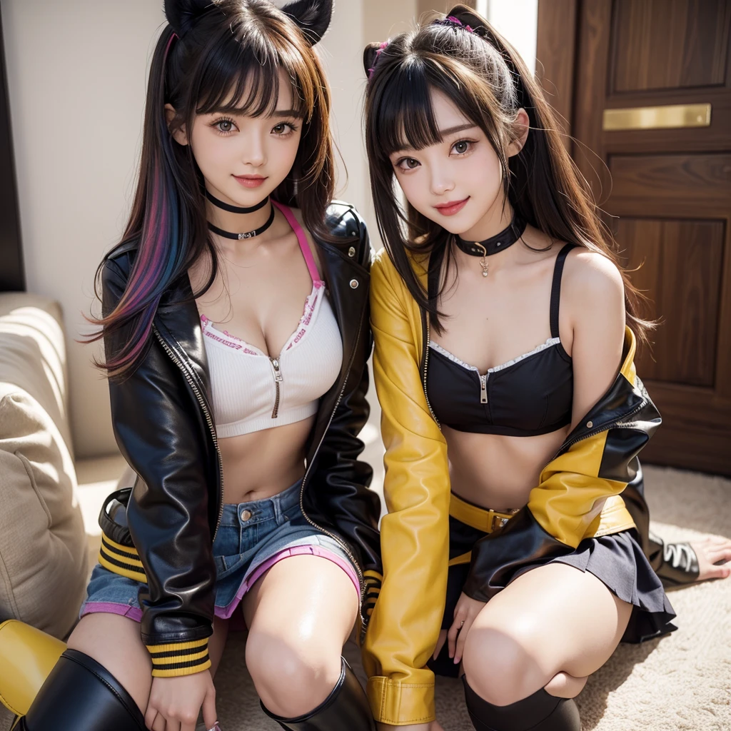 Private Channel
SVIP Time-limited 20% Off Try It Now
SeaArt Bot
Txt2Img
Default
17:59:02
Expires in 13 Day(s)
bangs down,beautiful girl,Maid clotheasterpiece,perfect face,perfect breasts,long hair,Outstanding style,stimulating,Cute outfits,Horny girl,double eyelid,Naughty Girls,Erotic and cute,mini skirt,ribbon on uniform,colorful hair color,yellow eyes,leather jacket,horny girl,Knee-high boots, Colorful,multicoloured,future fashion,smile,,zipper bra,Multicolored clothing
