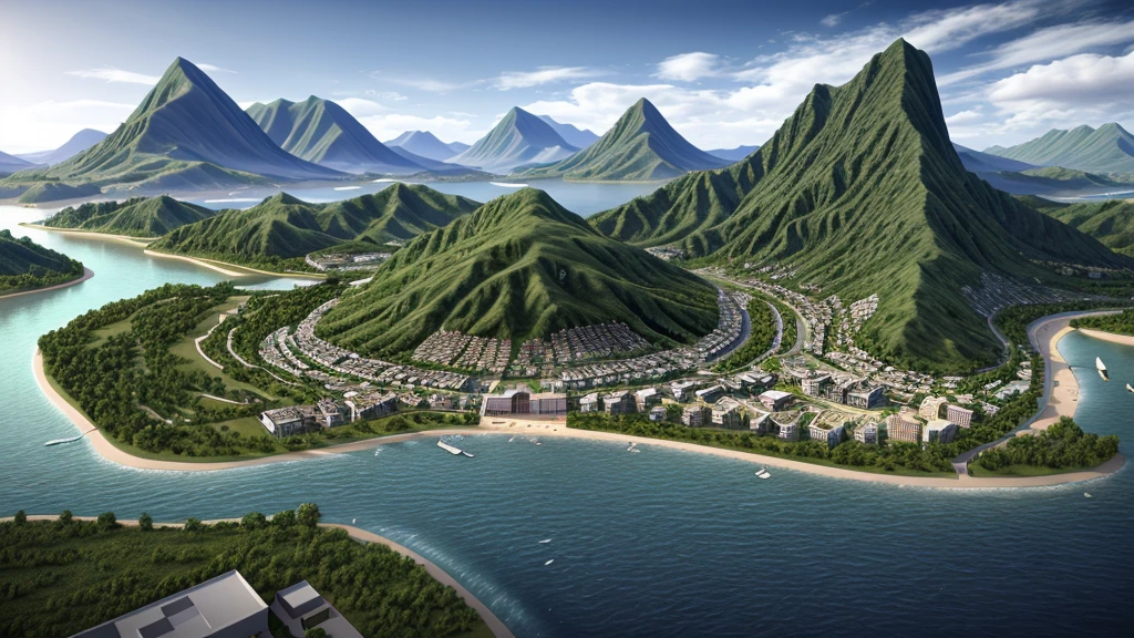 Generate a realistic appearance of a small famous place for me,It is located in a certain area on the edge of the Yangtze River in China's Three Gorgeodernism,后modernism,Streamline design roof,Ecological Protection,sustainable architecture,,Streamlined shapes incorporating abstract water creatures,Integrating structural elements of stilted buildings
