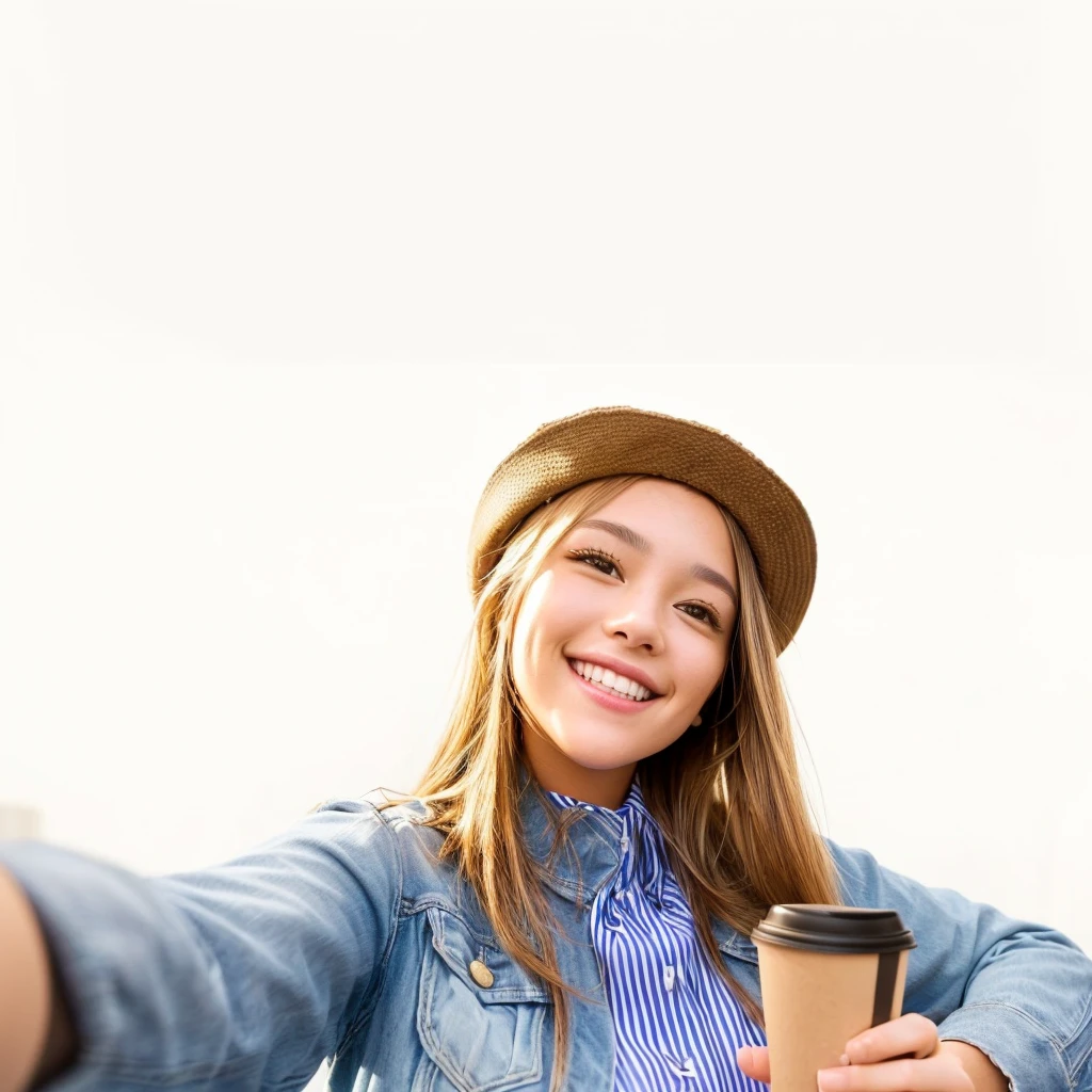 Smile,smiling girl taking a Selfie with her cell phone and coffee, Selfie of a young woman, Selfie photography, accidentally taking a Selfie, taking a Selfie, taking Selfies, smiling into the camera, while smiling for a photograph, Selfie photo, Selfie shot straight on angle, Selfie, girl, smiling for the camera, photo of young woman, smiling girl, in love Selfie