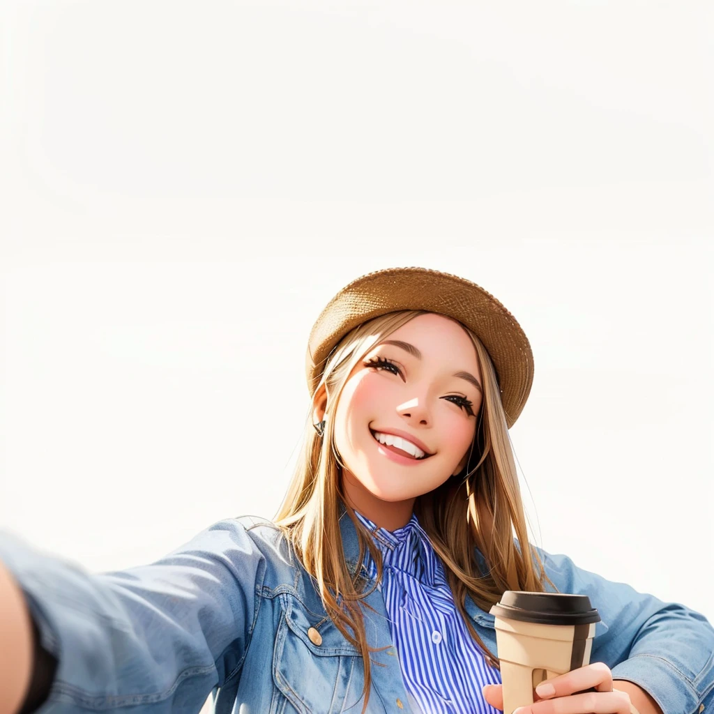 Smile,smiling girl taking a Selfie with her cell phone and coffee, Selfie of a young woman, Selfie photography, accidentally taking a Selfie, taking a Selfie, taking Selfies, smiling into the camera, while smiling for a photograph, Selfie photo, Selfie shot straight on angle, Selfie, girl, smiling for the camera, photo of young woman, smiling girl, in love Selfie