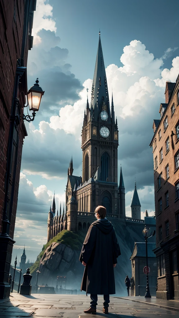 Harry Potter looked at the city