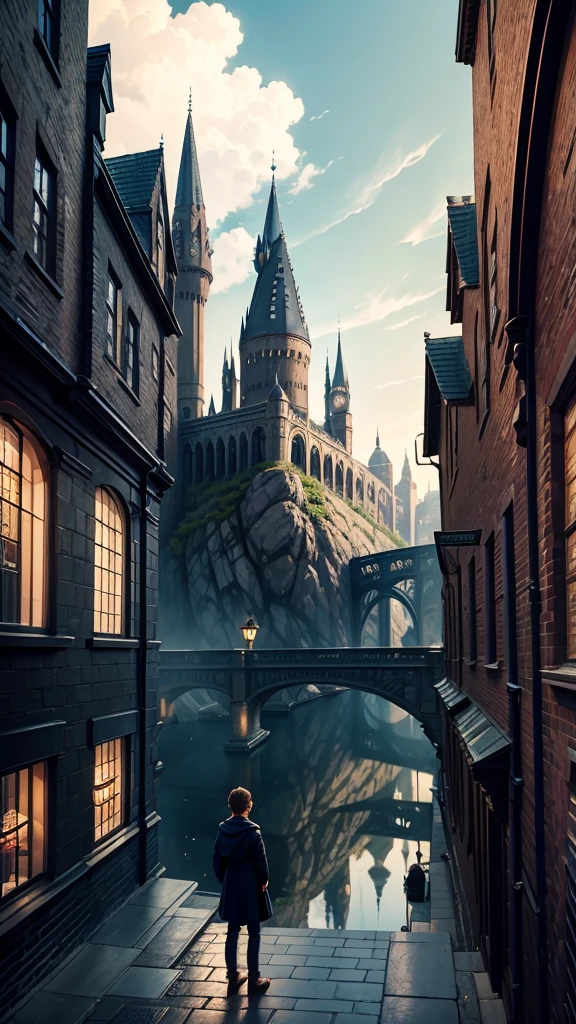 Harry Potter looked at the city