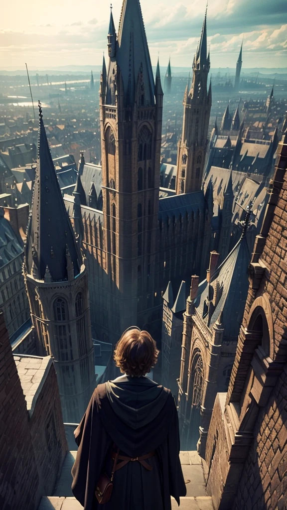 Harry Potter looked at the city