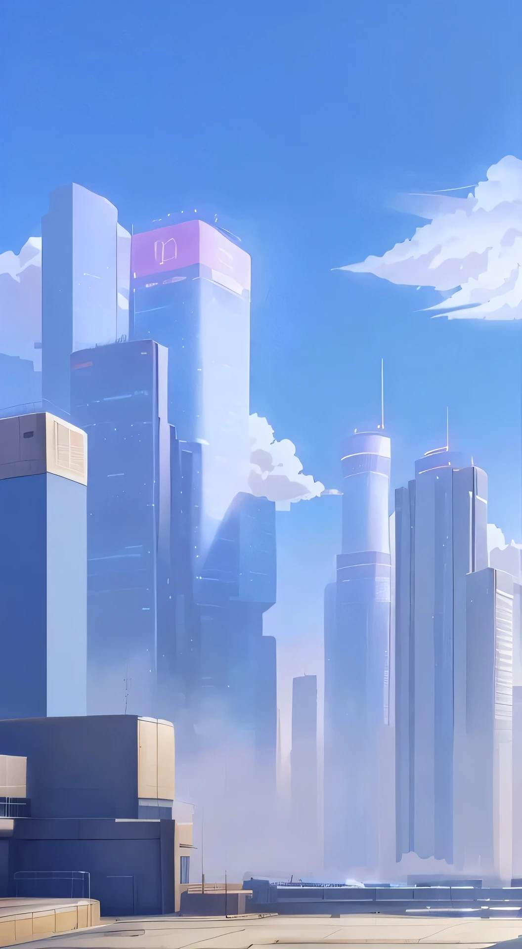 Anime city with many tall buildings and blue sky, Anime style cityscape, HD anime city landscape, New Tokyo Background, Anime scenery concept art, Anime Background art, Anime sky, Anime scenery, Daytime city view, Animation Cloud, tokyo Anime scene, Random background scenes, Tokyo futuristic background, Anime Landscape, Anime Background, City background, Anime scene