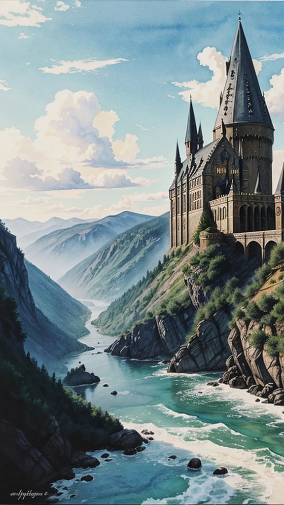 water color art for harry potter