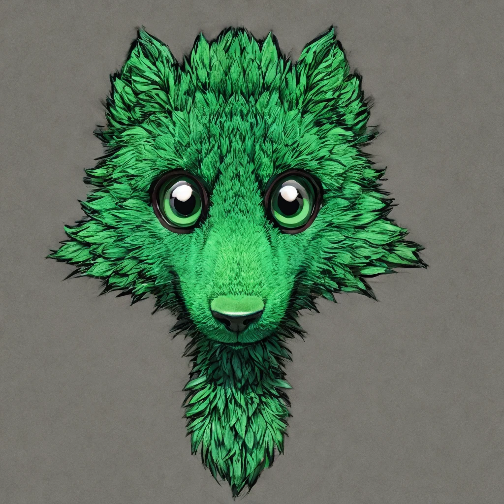 replace the eyes in green