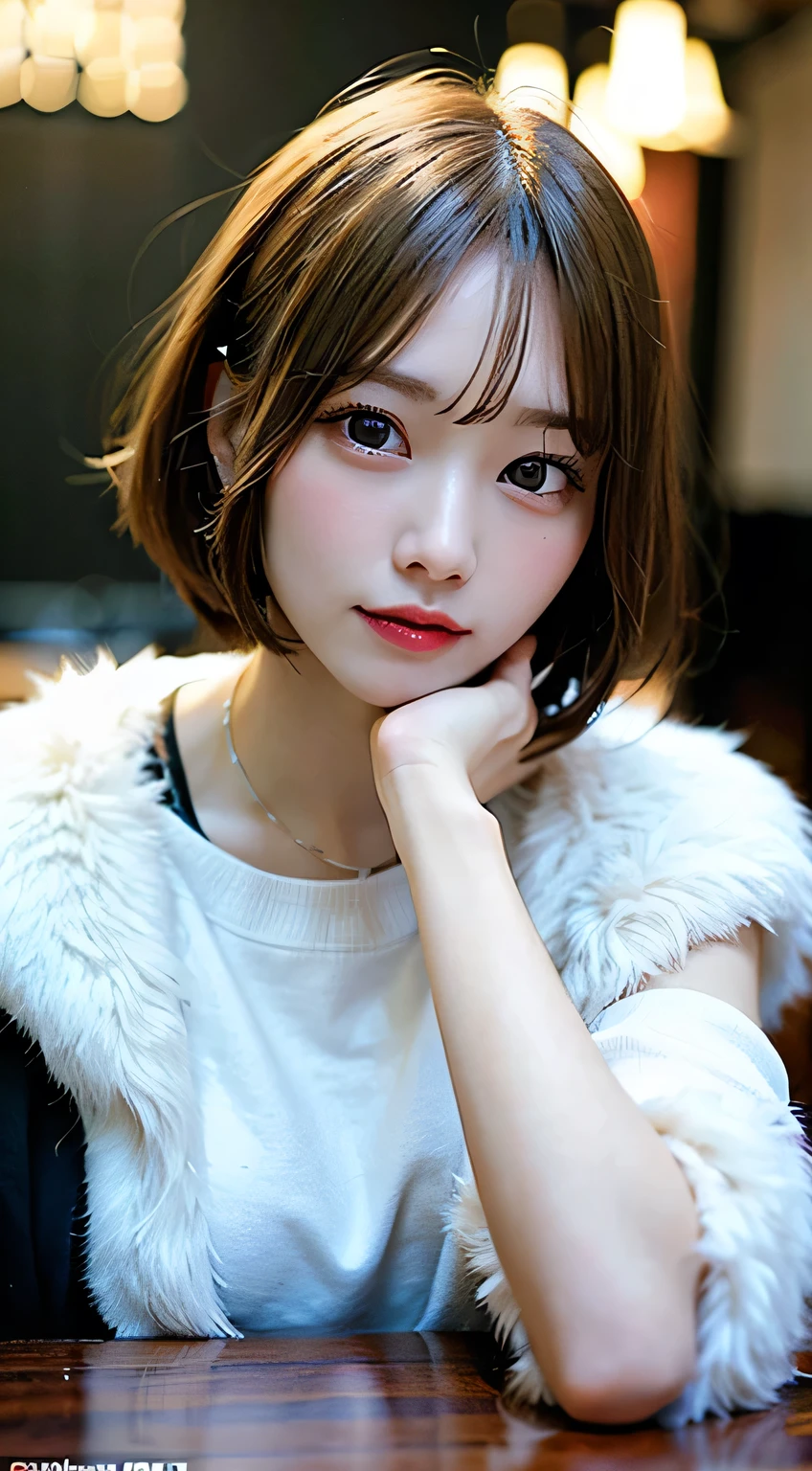 (8K, RAW Photos:1.2), Detailed face and eyes,最high quality, Ultra-high resolution, Very detailed ,Intricate details ,Tabletop ,pretty girl , Soft cinematic light, Hyper Detail,Sharp focus, high quality, Blonde, Bobcut, zombie