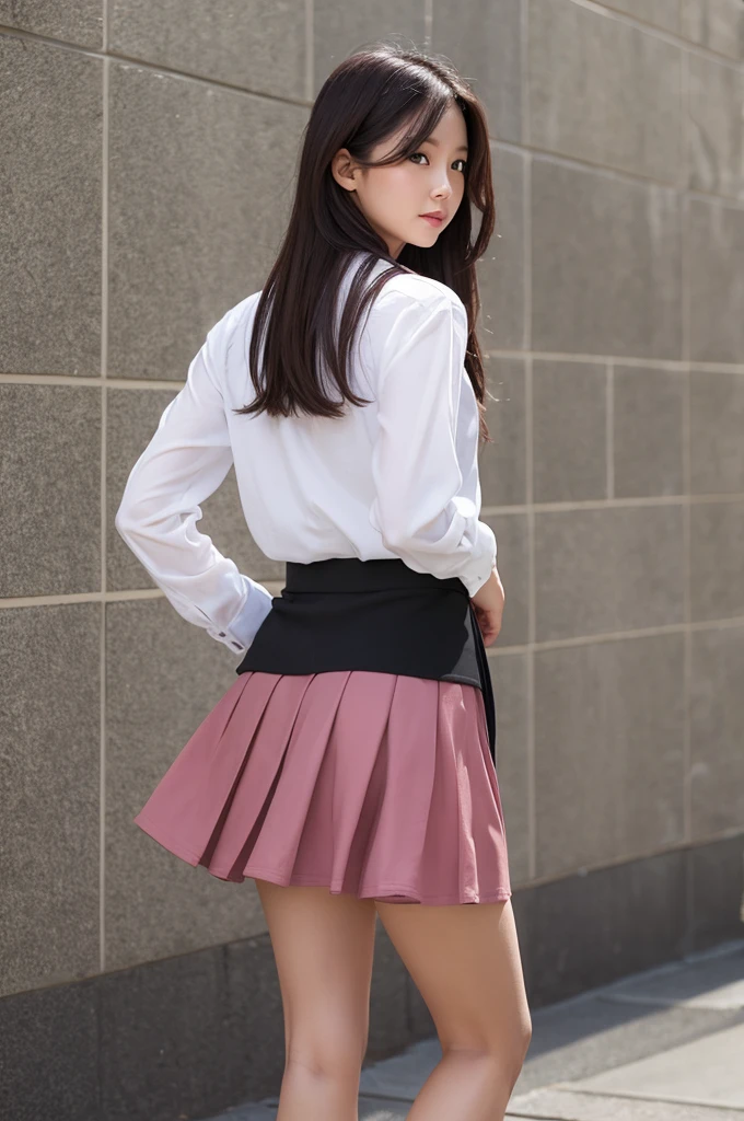 In the skirt
