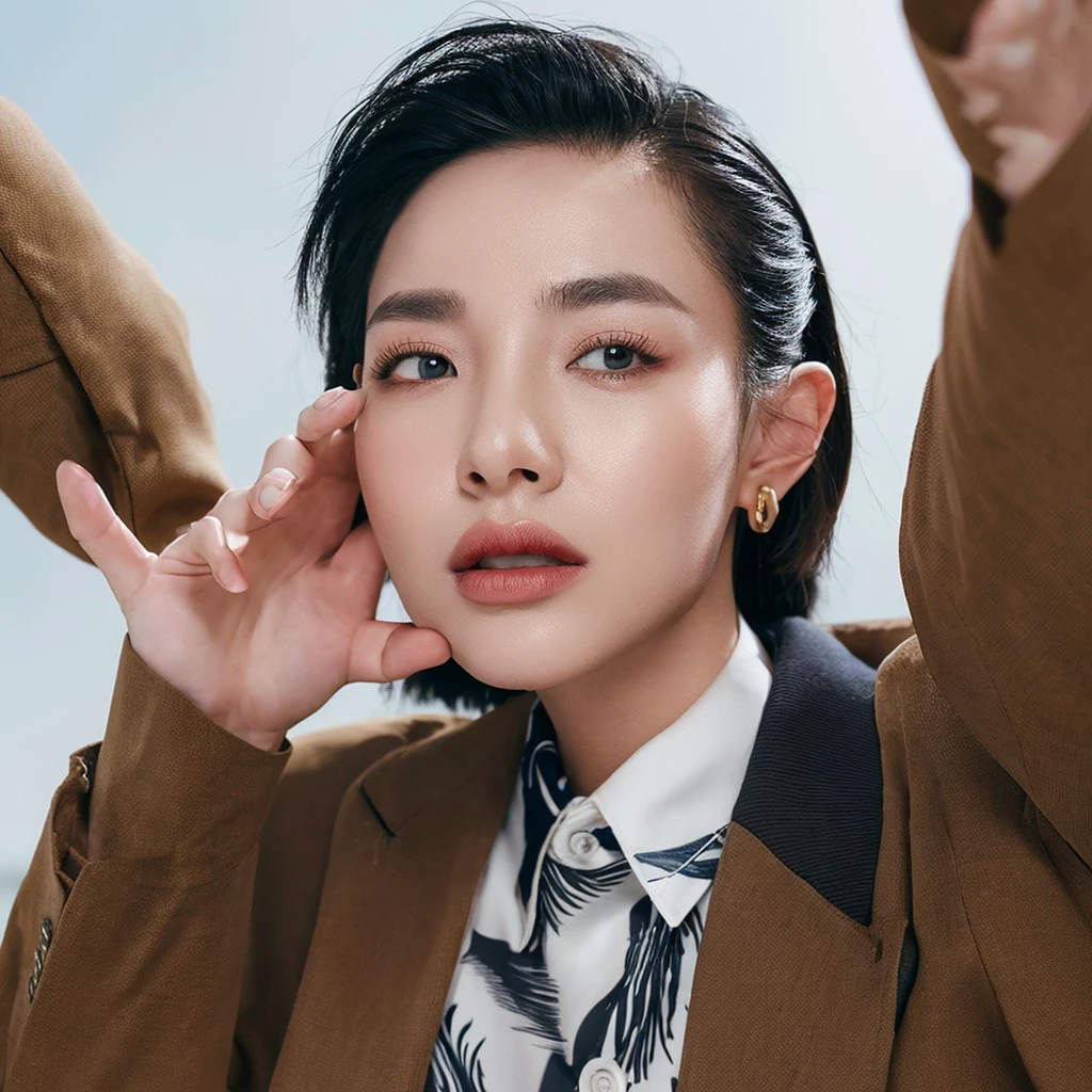Medium-sized display, Medium shot, Written border depth, Upper Body, angle, masterpiece, angle, (RAW photos, best quality), best quality, Very detailed, CG, 8k wallpaper, Vicissitudes, Older male protagonist,Chinese elderly,80 years old,male,Solitary, Look directly at the audience, front