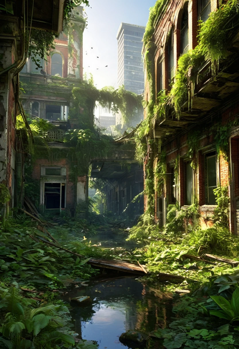 Last of Us,A world in decline,ruins,Blend in with nature,