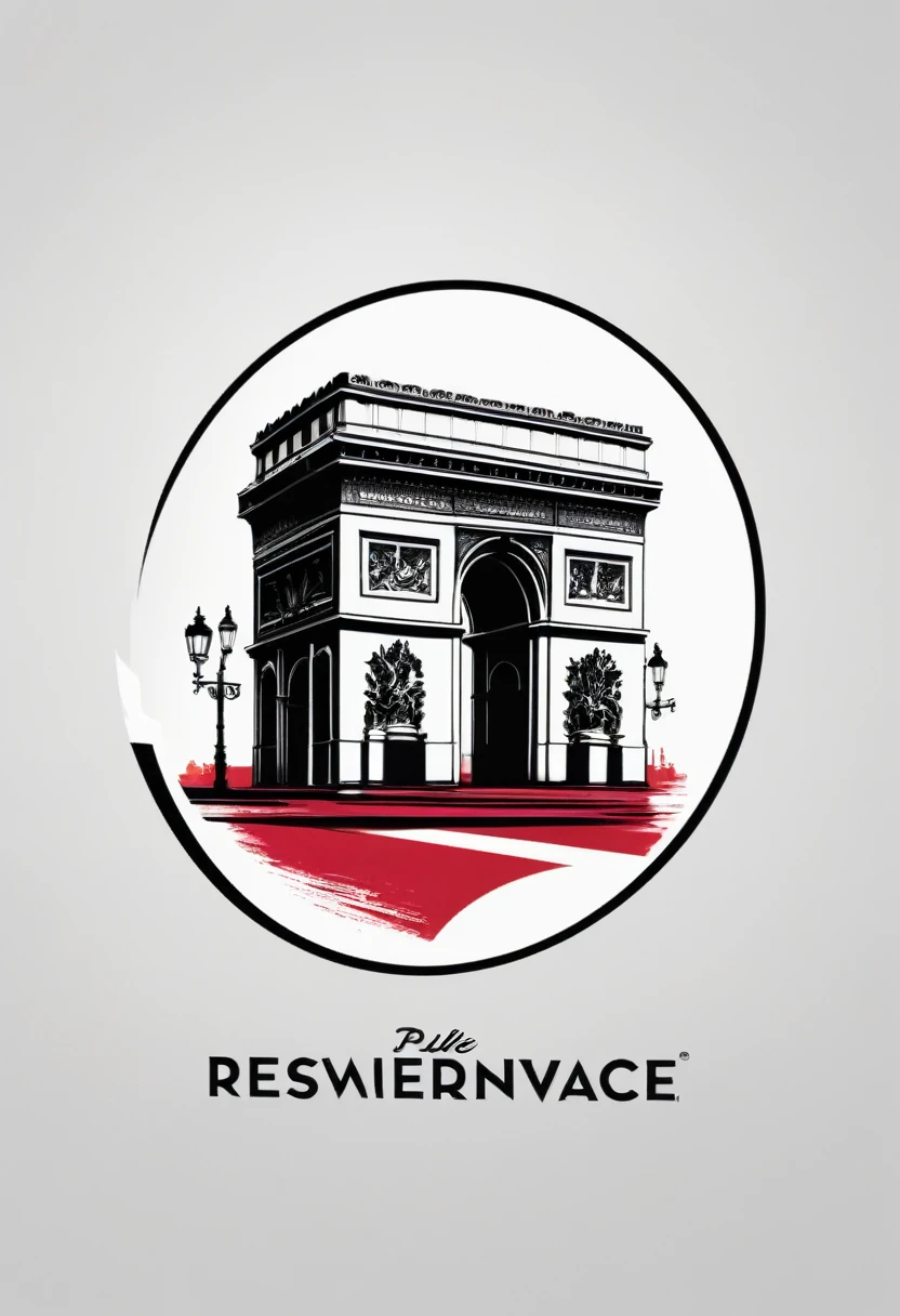 The logo of an apparel brand that gives the impression of the stylish streets of France
Pretty cool
Modern Design
The background is white