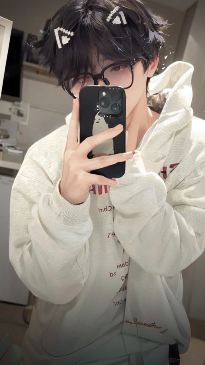 (Masterpiece:1.2), best quality,realistic,mid trip,
1 boy, glove, Focus Man, feather pen, glasses, decorate, earring, สายรัดglasses, white background, black hair, glassesข้างเดียว, Holding, black glove, short hair, hands in pocket, book, shirt, shirtแขนยาว, พื้นหลังที่smoothง่าย, Look at the viewer., tassel, hair between the eyes, Many perspectives, lamp, smooth, collared shirt, paper, earringเดี่ยว, shirtโค้ท, trousers, black shirtโค้ท, glassesทรงกลม, gag, alone