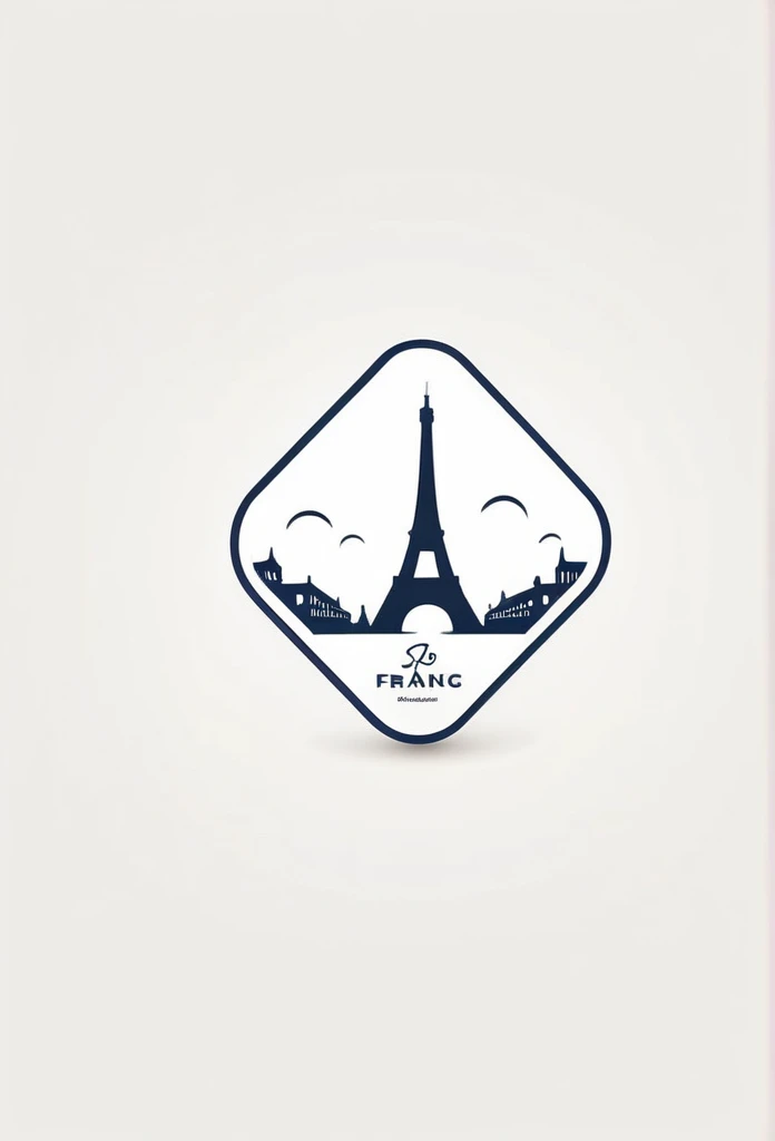 The logo of an apparel brand that gives the impression of the stylish streets of France
Pretty cool
Modern Design
The background is white