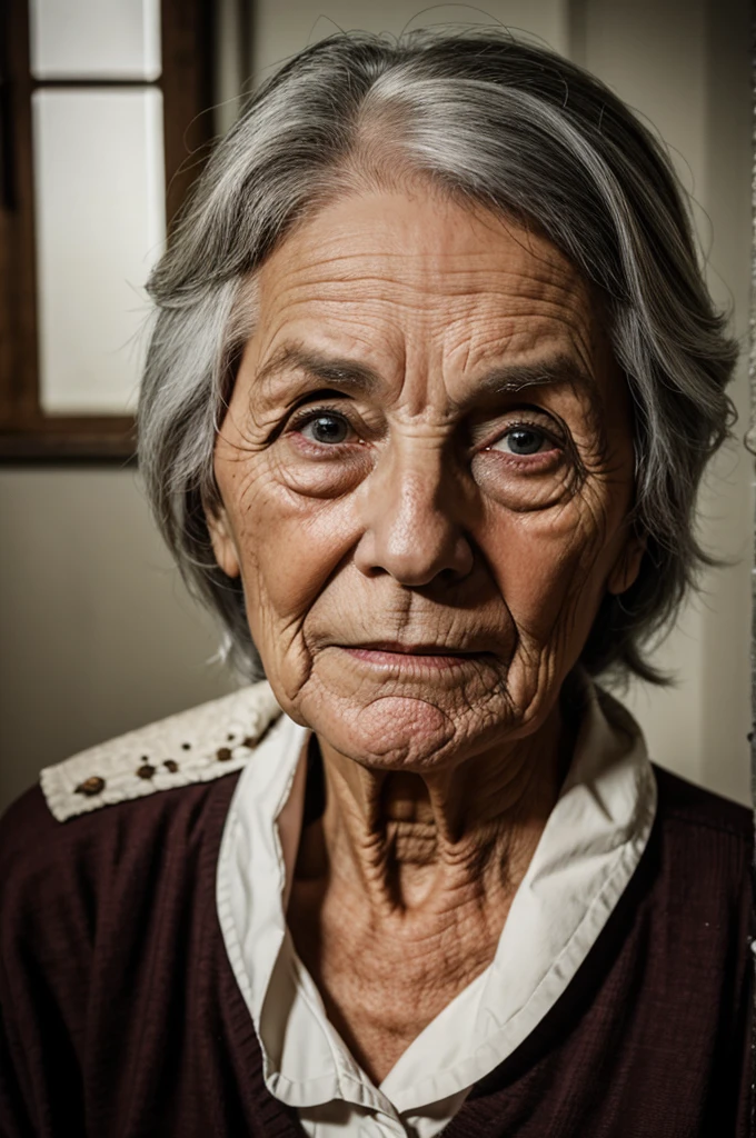 A creepy old lady