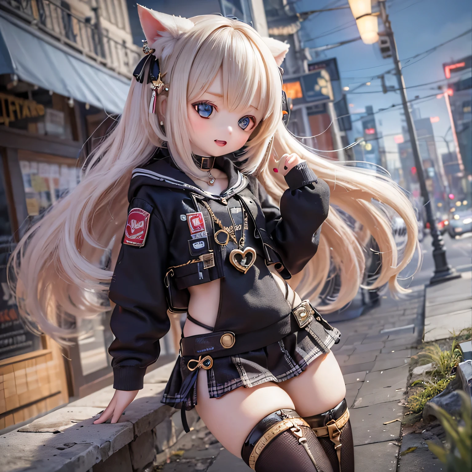 cat girls chibi run