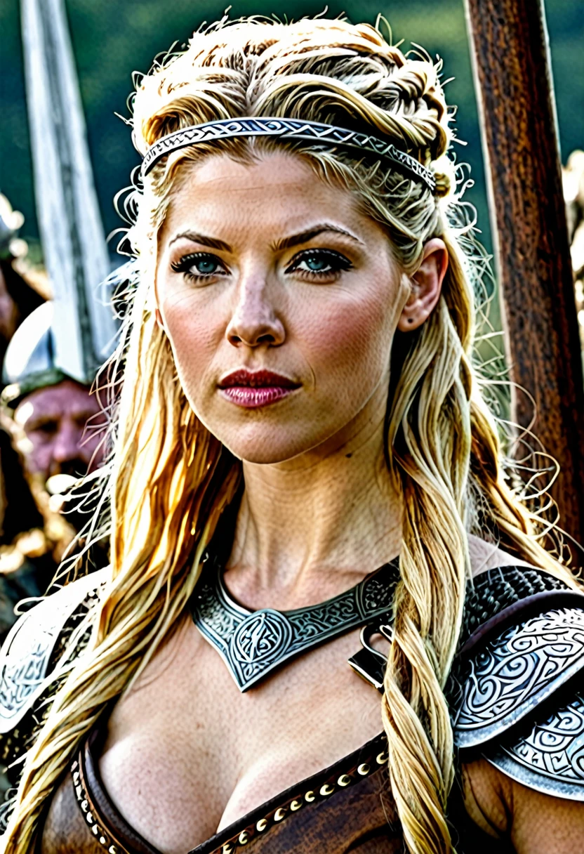 KATHERYN WINNICK as a Viking warrior