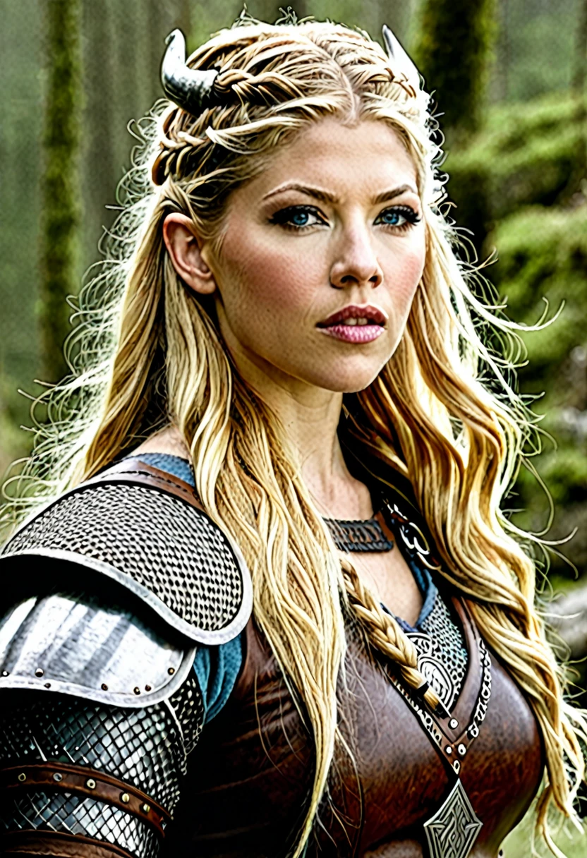 KATHERYN WINNICK as a Viking warrior 