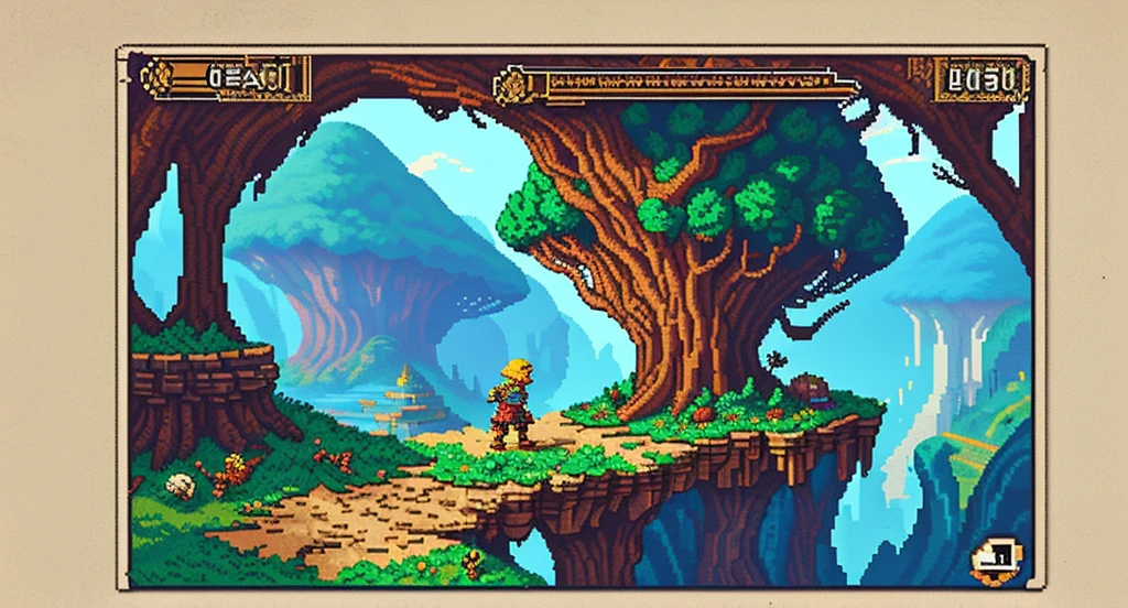 Background world Fantasy Pixel Art, Pixel Art, Retro Gaming, Ink Art, adventure,background
