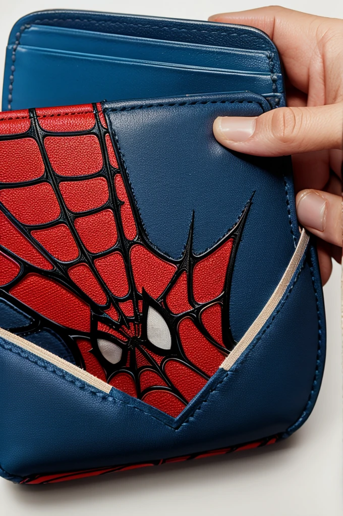 Spider man inside wallet