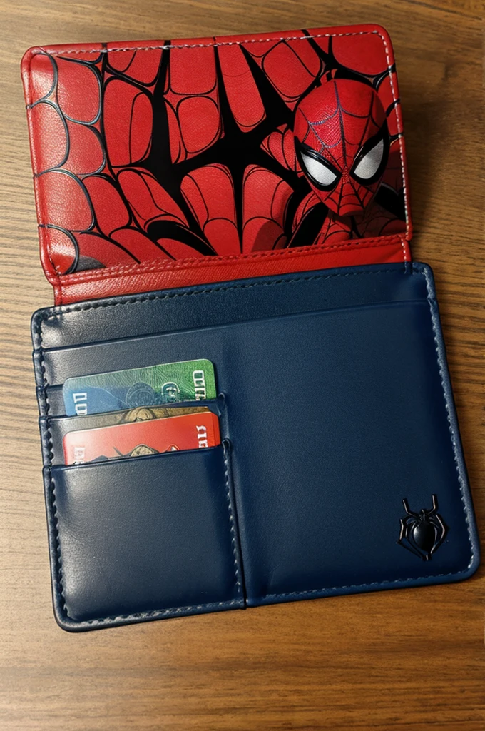 Spider man inside wallet