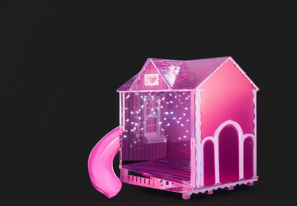 3d style, simplified design, 3d render, glossy texture, smooth 3d model, multiple light sources, rim light, sharp post effects render, (glossy plastic texture with multiple big light probe refractions), perfect cgi, smooth silhouette, high intensity refraction, (super glossy material), most beautiful vfx , blue background, plastic refractions, realistic, 4k, high resolution, rim light, photo shoot, commercial photo, profile shot, 4k, rim light, high resolution, 4k, glossy texture, smooth 3d model, multiple light sources, rim light, sharp post effects render, (glossy metallic texture with multiple big light probe refractions), perfect cgi, cgi art created only with gradients, smooth silhouette, high intensity refraction, (super glossy chrome material), most beautiful vfx, blue background, chrome metal refractions, multiple light sources, rim light, sharp post effects render, perfect cgi, digital art, detailed digital art, reflective, best quality, 4k, masterpiece:1.2, ultra-detailed, realistic, vivid colors, dark and moody lighting, The image of the highest quality, ensuring every detail is showcased perfectly. It in 4k resolution, allowing viewers to immerse themselves in the richness of the colors and intricate details. The realistic rendering. under the spotlight, reflecting, high-resolution image, realistic rendering, dark background, and rim light photorealistic The image features three characters standing in front of three houses. The characters are a red-haired mermaid, a purple cat, and an orange dog. They are each holding a yellow maraca