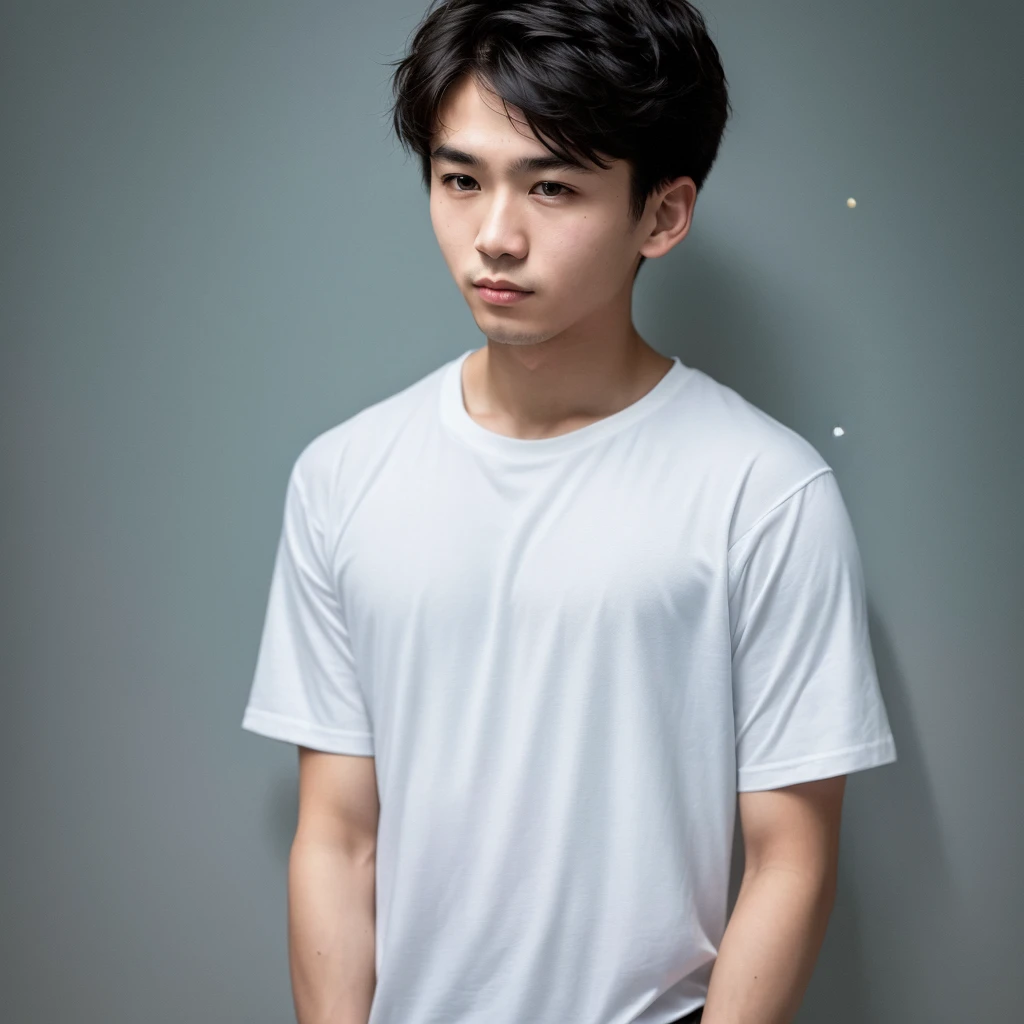 Medium-sized display, Medium shot, Written border depth, Upper Body, angle, masterpiece, angle, (RAW photos, best quality), best quality, Very detailed, CG, 8k wallpaper, Young male protagonist,Chinese youth,30 years old,male,Solitary, Look directly at the audience, front