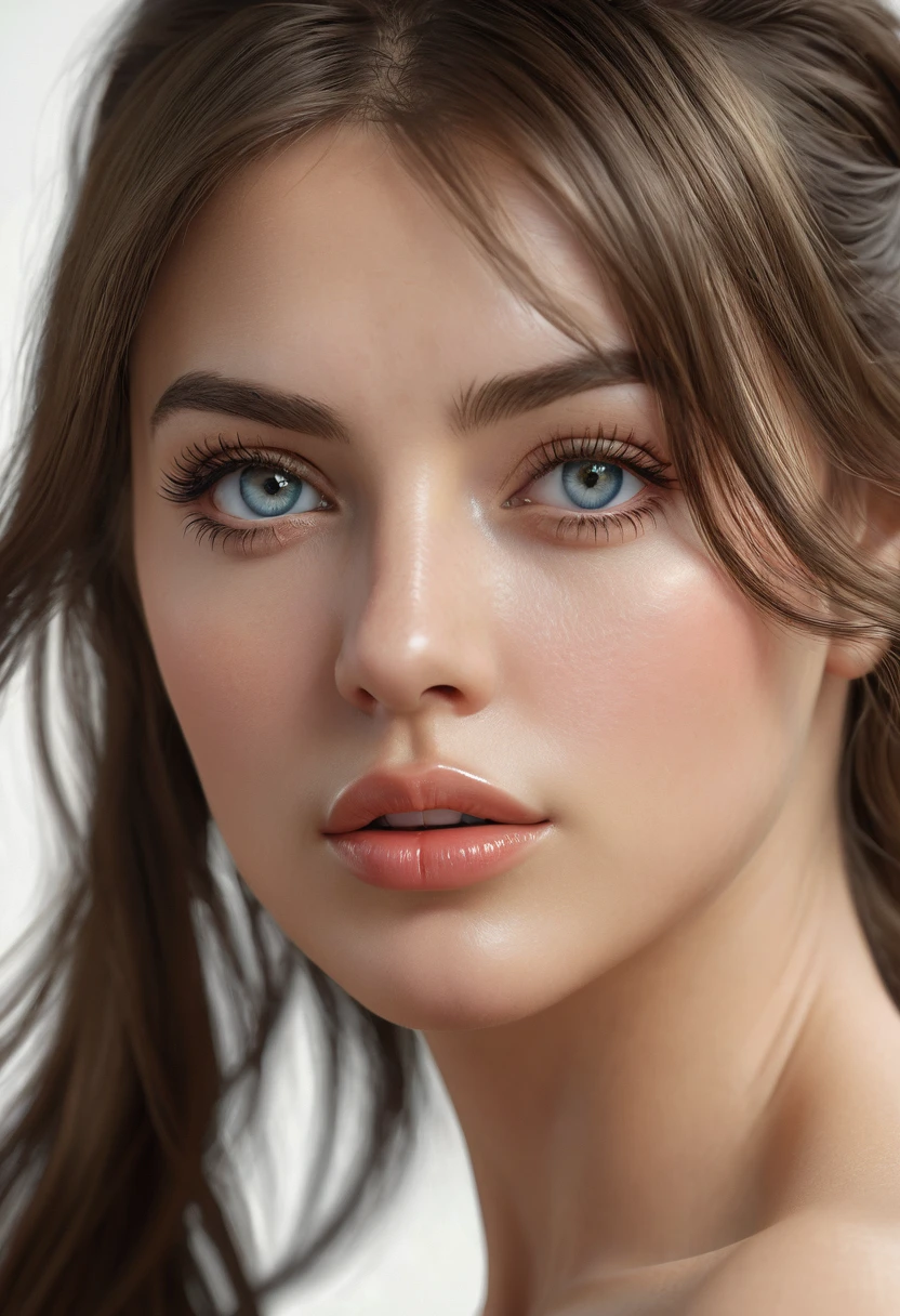 a nude woman riding a horse, beautiful detailed eyes, beautiful detailed lips, extremely detailed eyes and face, long eyelashes, realistic, photorealistic, photo-realistic:1.37, (best quality,4k,8k,highres,masterpiece:1.2),ultra-detailed, vivid colors, studio lighting, physically-based rendering, professional, portrait