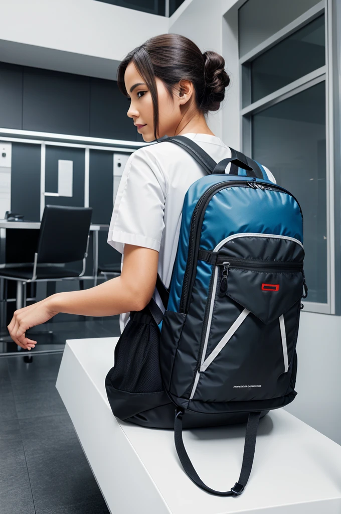 Design a futuristic bagpack for nurse