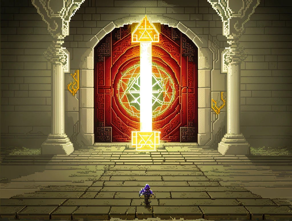 Background world Fantasy Pixel Art, Pixel Art, Retro Gaming, Ink Art, Hexagram