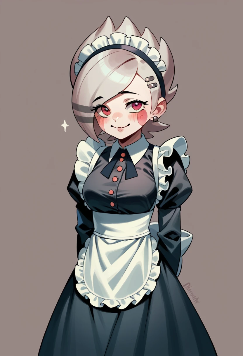 Marie fnia maid doing a cute spanish 4k photo