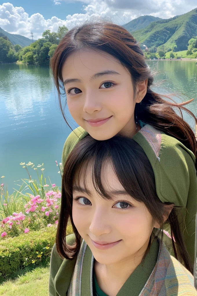 ((Highest quality)), ((masterpiece)), (detailed),Perfect Face,Japanese,landscape,Beauty,cute