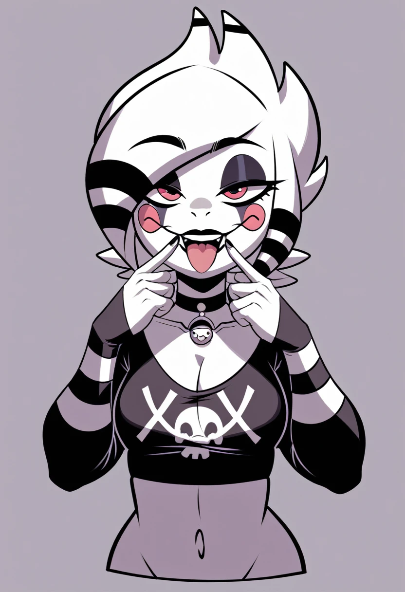 Marie fnia goth doing a cute spanish 4k photo