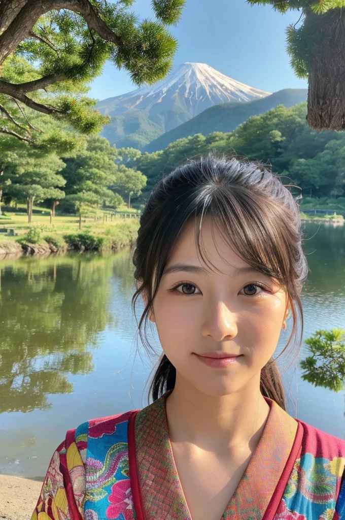 ((Highest quality)), ((masterpiece)), (detailed),Perfect Face,Japanese,landscape,Beauty,cute