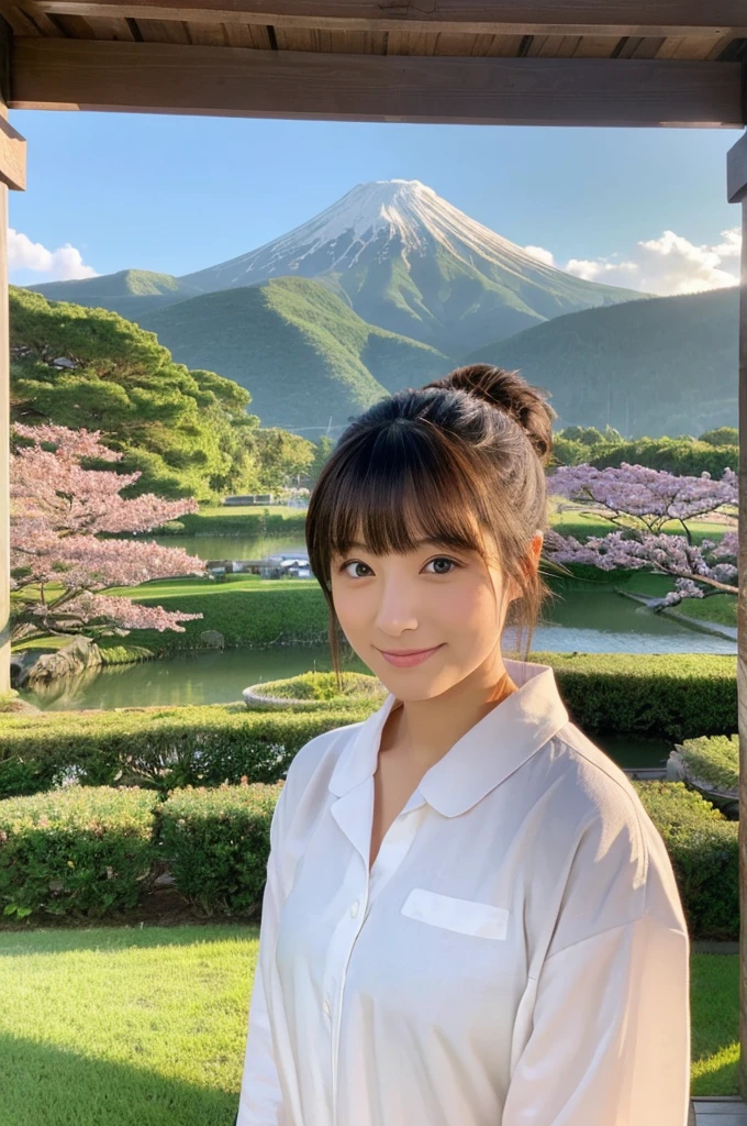 ((Highest quality)), ((masterpiece)), (detailed),Perfect Face,Japanese,landscape,Beauty,cute