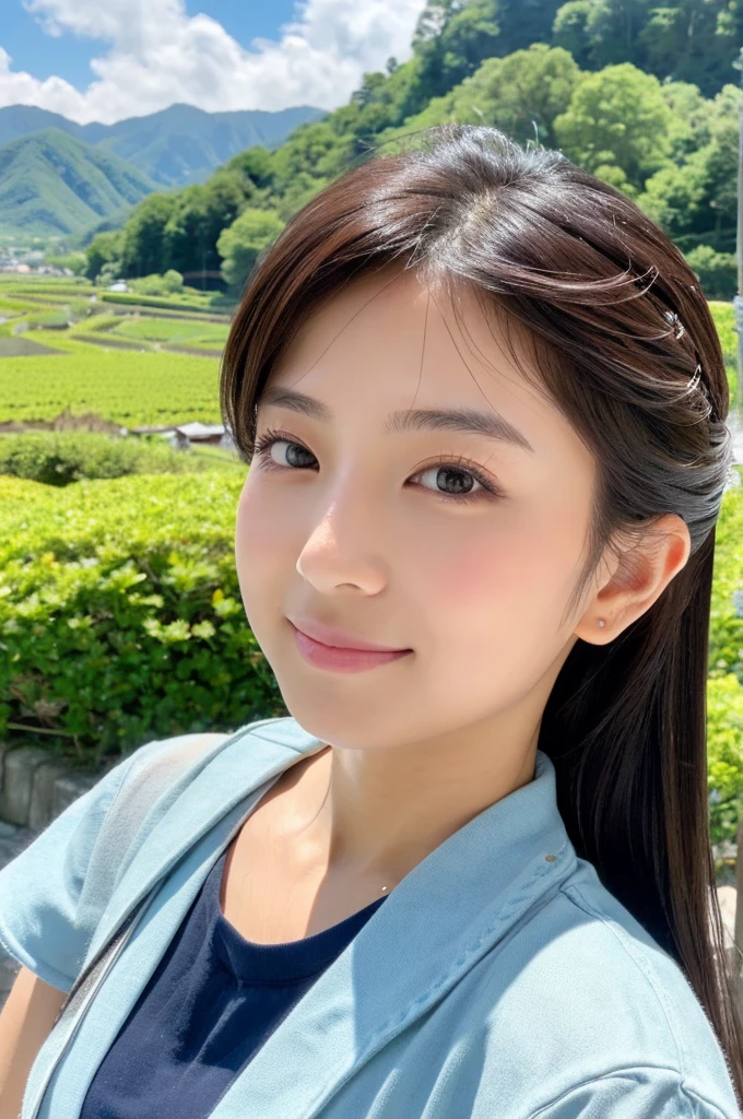 ((Highest quality)), ((masterpiece)), (detailed),Perfect Face,Japanese,landscape,Beauty,cute