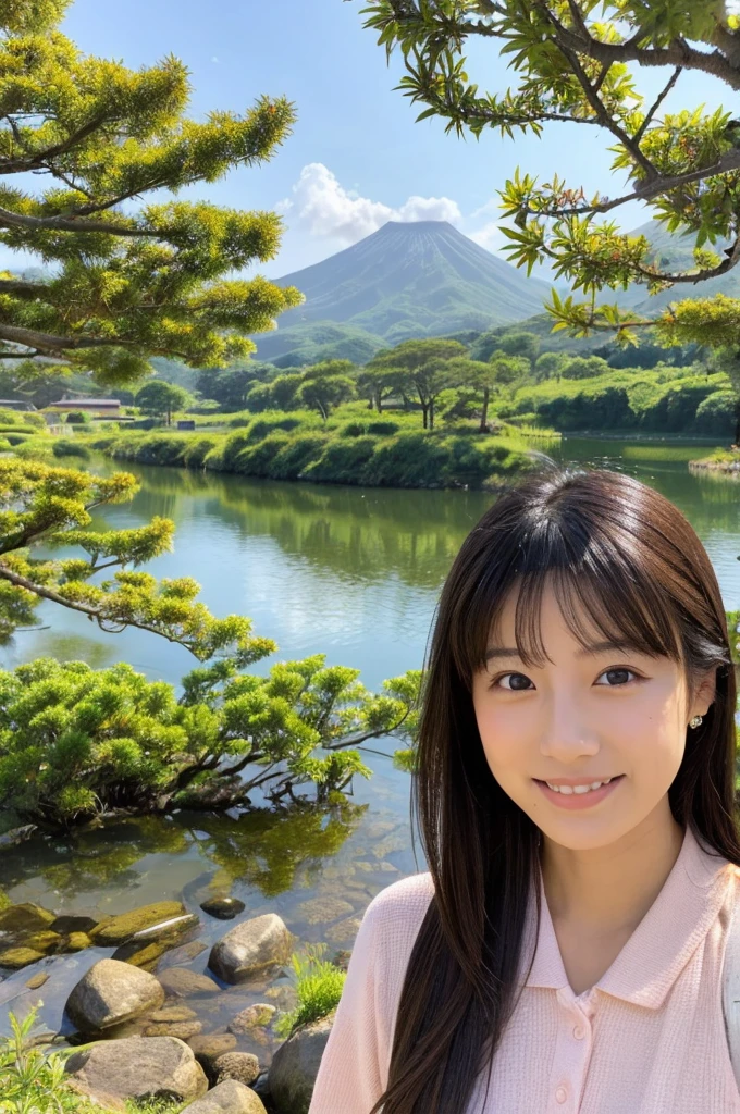 ((Highest quality)), ((masterpiece)), (detailed),Perfect Face,Japanese,landscape,Beauty,cute