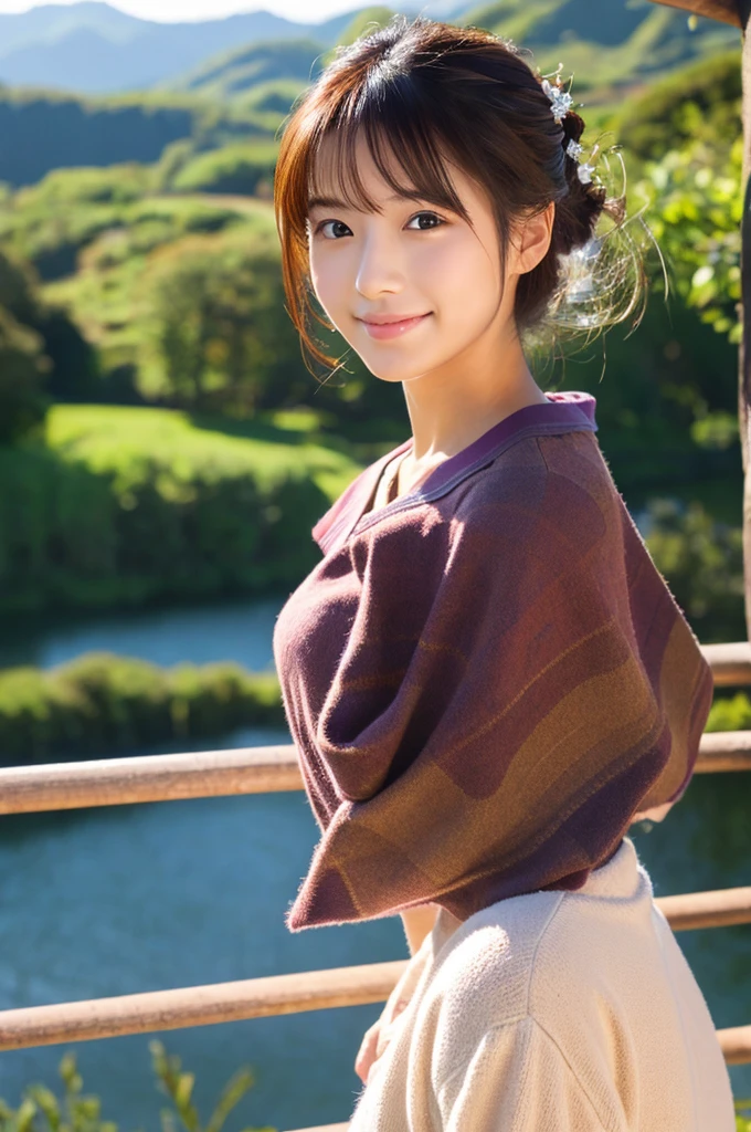 ((Highest quality)), ((masterpiece)), (detailed),Perfect Face,Japanese,landscape,Beauty,cute