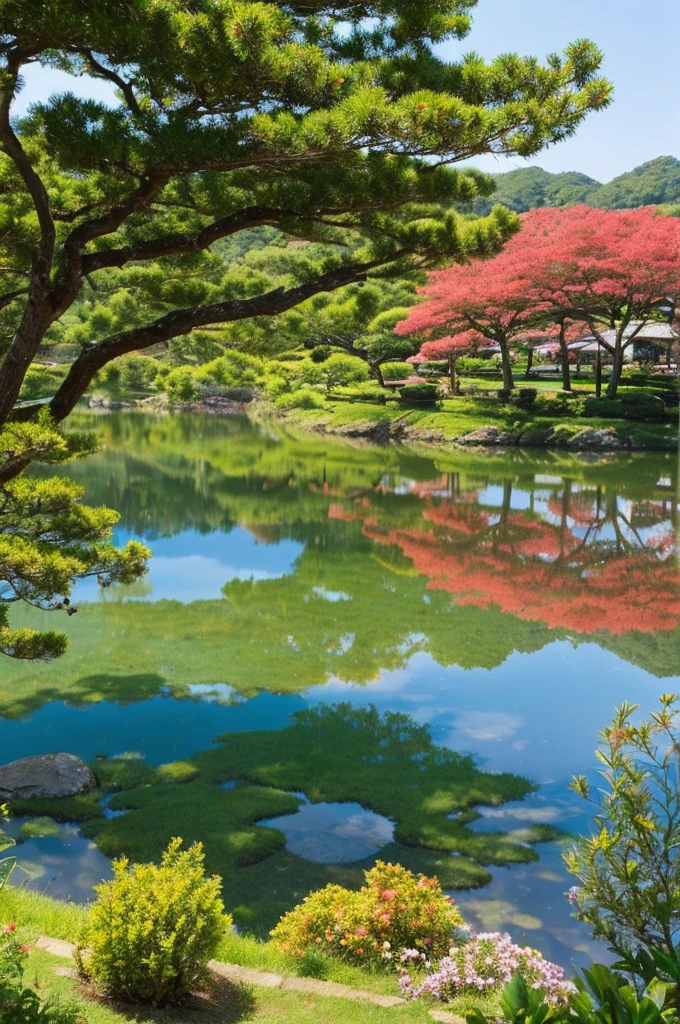 ((Highest quality)), ((masterpiece)), (detailed),Perfect Face,Japanese,landscape,Beauty,cute