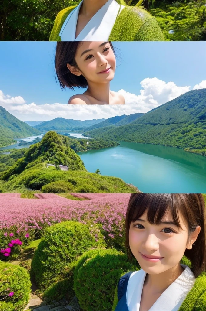 ((Highest quality)), ((masterpiece)), (detailed),Perfect Face,Japanese,landscape,Beauty,cute