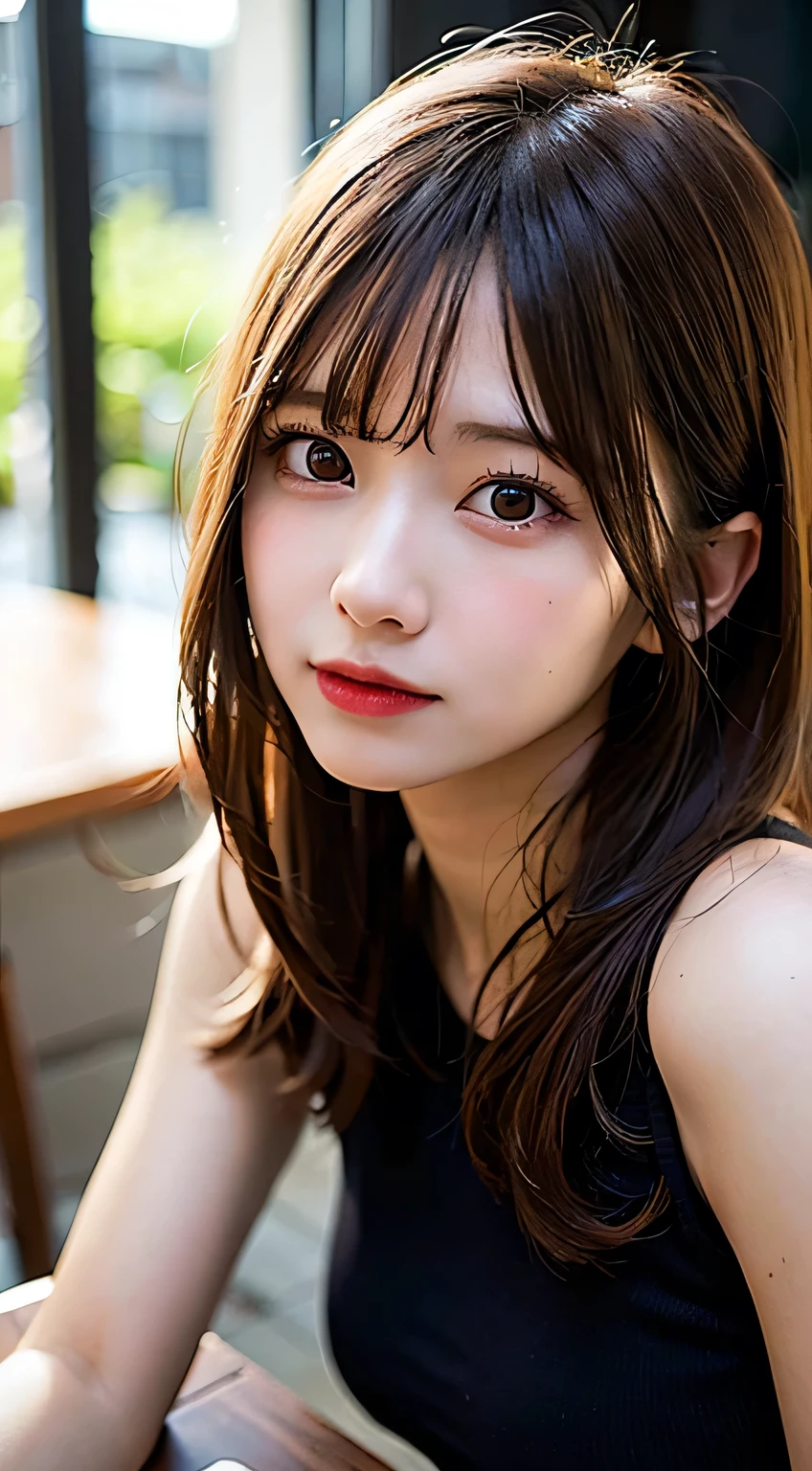 (8K, RAW Photos:1.2), Detailed face and eyes,最high quality, Ultra-high resolution, Very detailed ,Intricate details ,Tabletop ,pretty girl , Soft cinematic light, Hyper Detail,Sharp focus, high quality, Bobcut, zombie