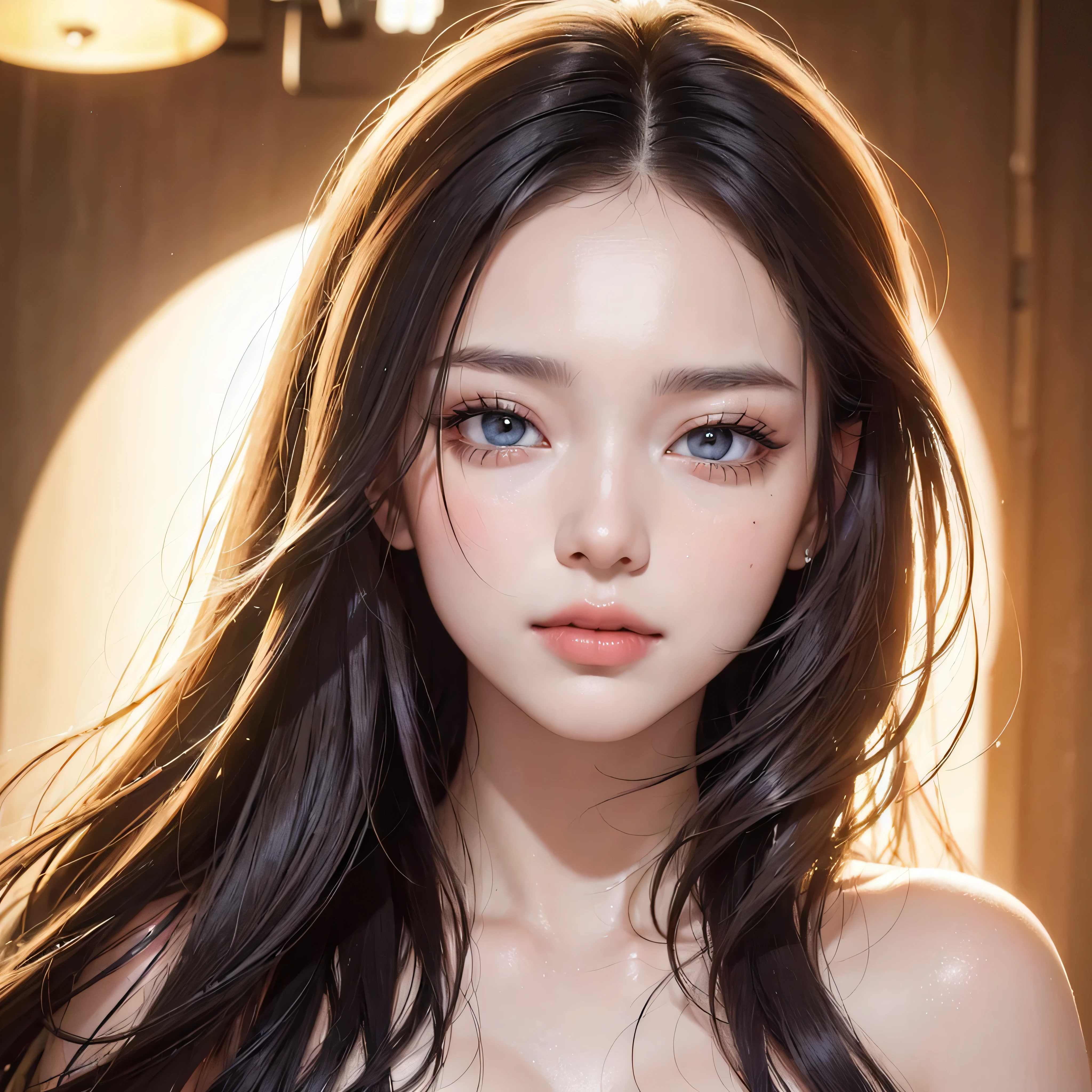 (Best Quality, Masterpiece, Ultra High Definition, High resolution, highly detailed, High Definition Face:1.5), (Vivian Hsu), 20-year-old woman, 1 beautiful woman, (neon color fashion:1.2), beautiful eyes, light in the eyes, eyes are in focus, white skin, Glossy, shiny skin, very Fair skin, violently fluttering hair, random hair styles, random hair color, Slim, Big Breasts