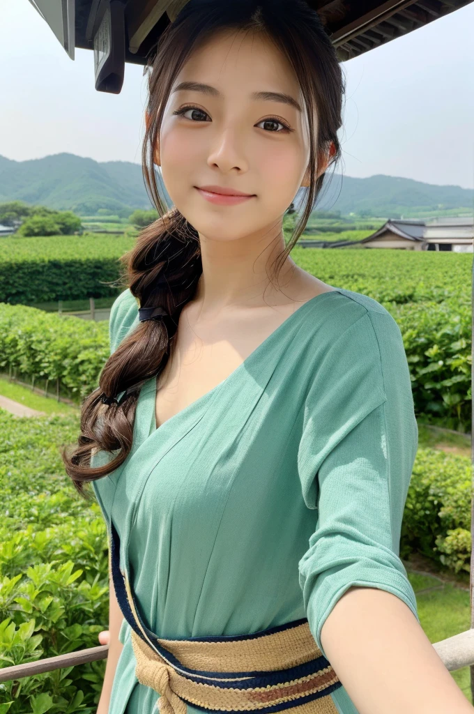 ((Highest quality)), ((masterpiece)), (detailed),Perfect Face,Japanese,landscape,Beauty,cute,Upper Body