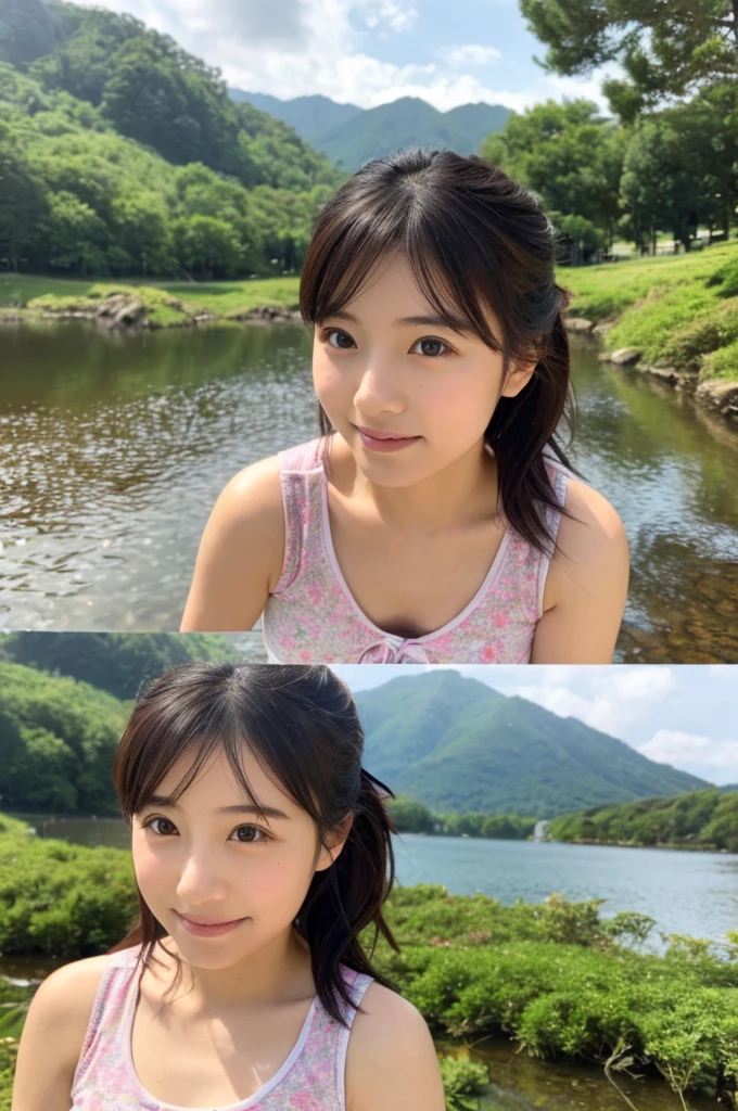 ((Highest quality)), ((masterpiece)), (detailed),Perfect Face,Japanese,landscape,Beauty,cute,Upper Body