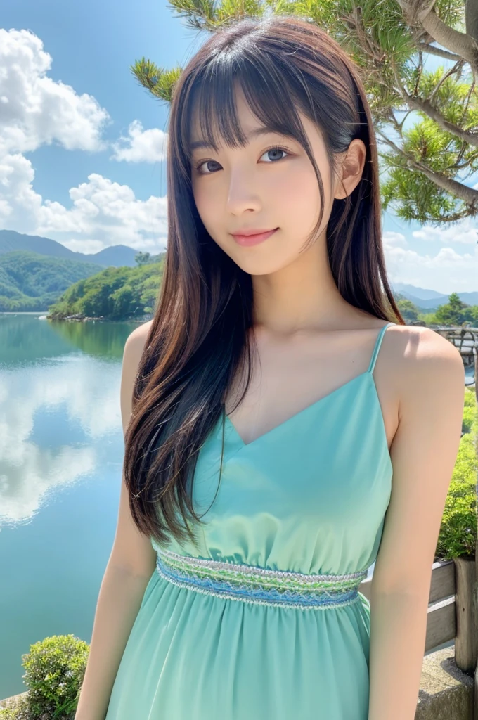 ((Highest quality)), ((masterpiece)), (detailed),Perfect Face,Japanese,landscape,Beauty,cute,Upper Body