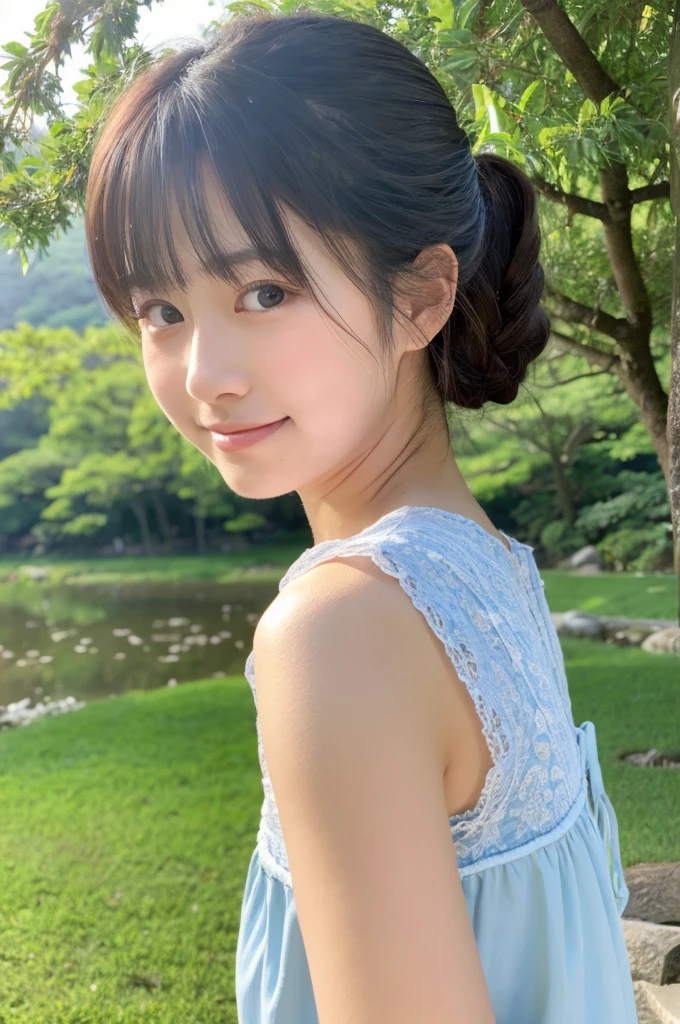 ((Highest quality)), ((masterpiece)), (detailed),Perfect Face,Japanese,landscape,Beauty,cute,Upper Body