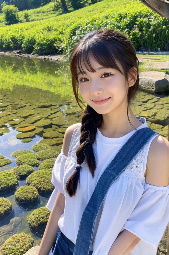 ((Highest quality)), ((masterpiece)), (detailed),Perfect Face,Japanese,landscape,Beauty,cute,Upper Body