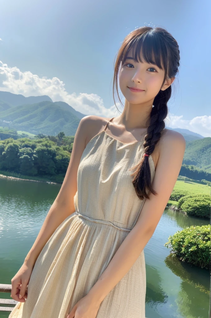 ((Highest quality)), ((masterpiece)), (detailed),Perfect Face,Japanese,landscape,Beauty,cute,Upper Body