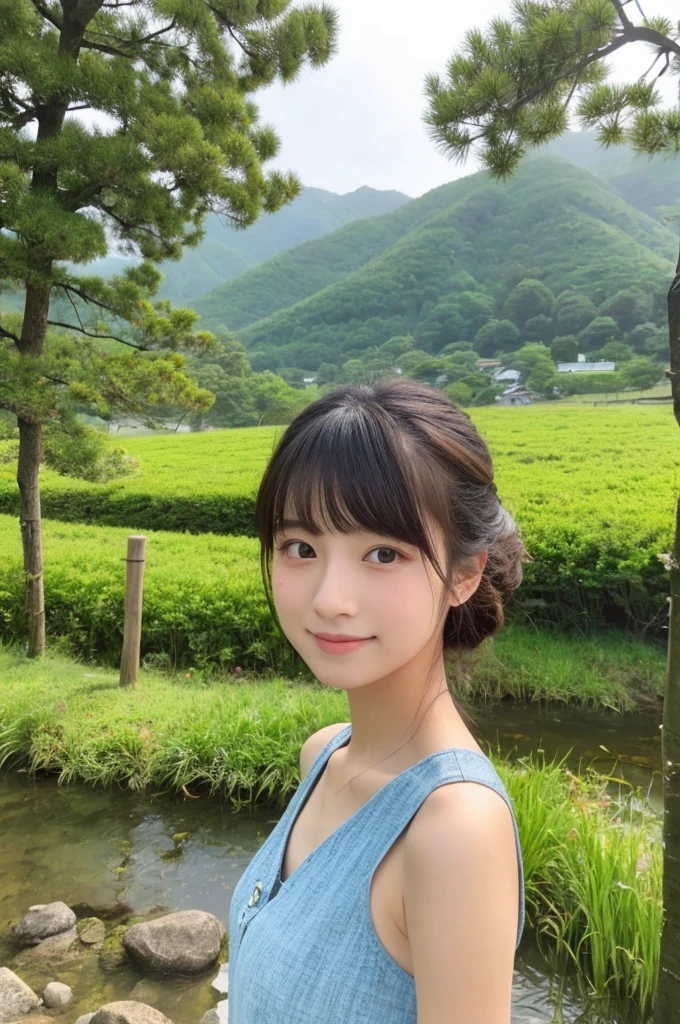 ((Highest quality)), ((masterpiece)), (detailed),Perfect Face,Japanese,landscape,Beauty,cute,Upper Body